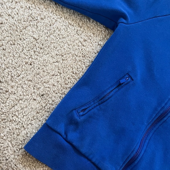 Adidas hoodie sweatshirt jacket blue women size M - Picture 2 of 5